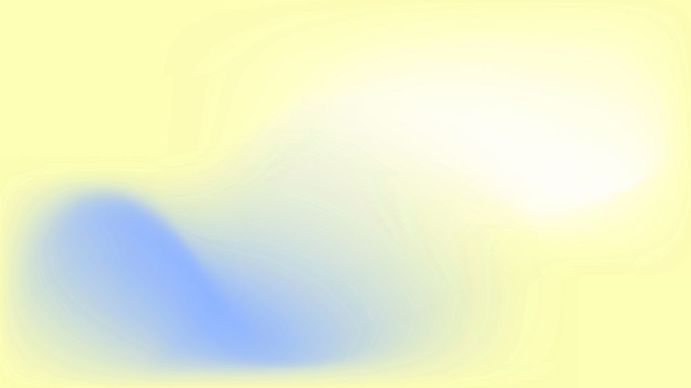 Yellow blue gradient blur background vector