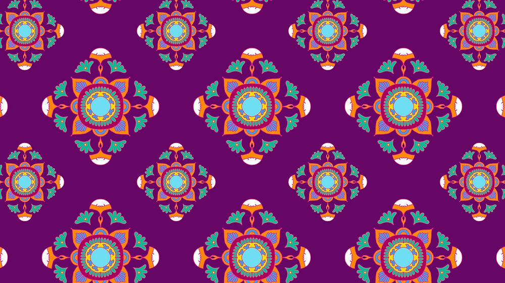 Indian mandala psd pattern background