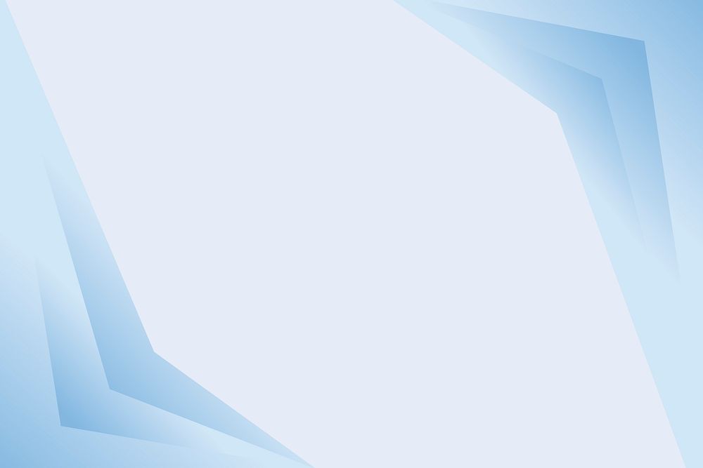 Corporate border blue gradient background with design space