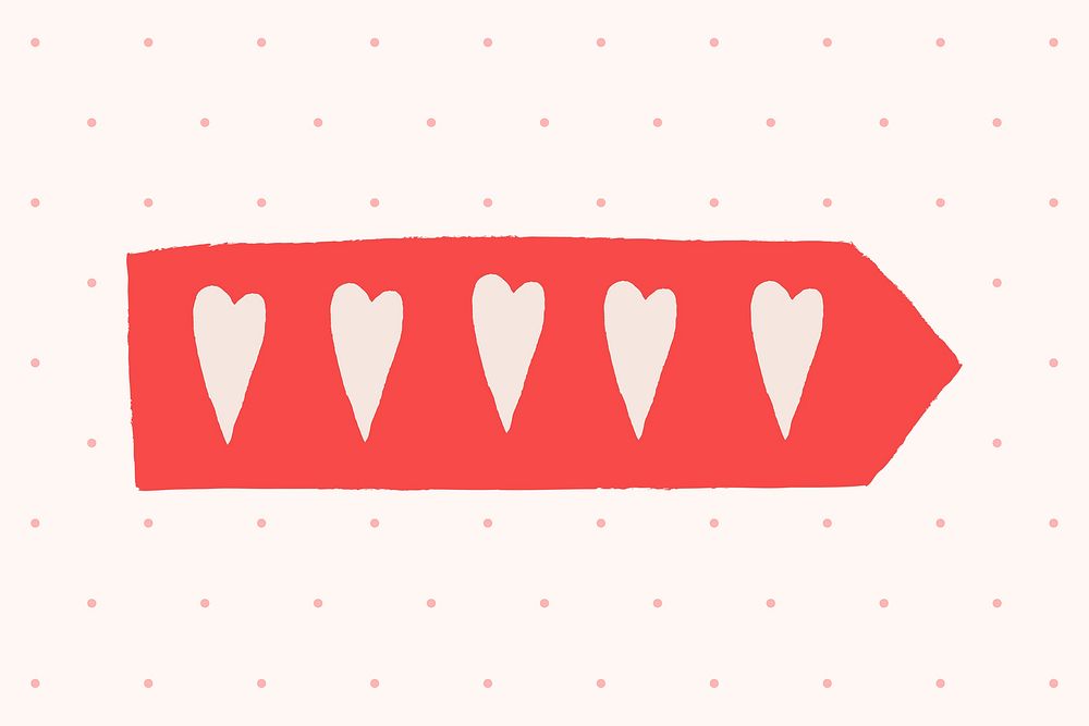 Hearts design element psd for your loved one