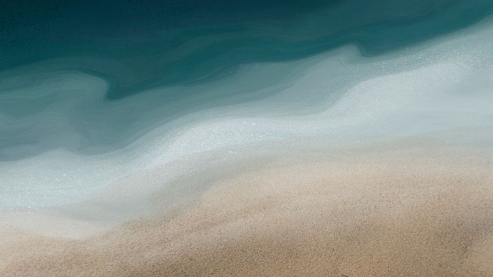 Sand and sea watercolor background