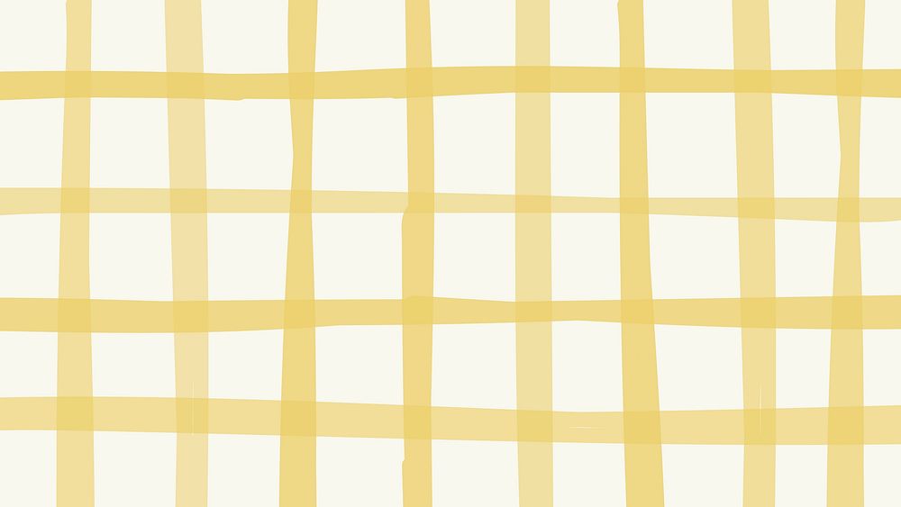 Grid background in cute yellow pattern