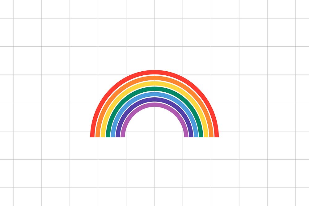 Rainbow LGBTQ pride psd background