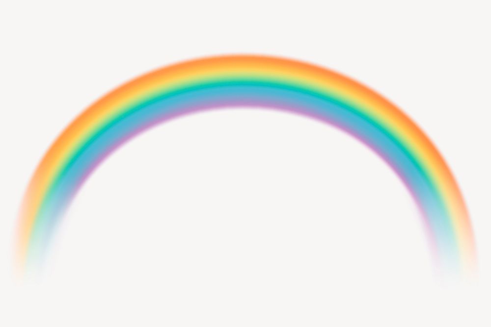 Beautiful rainbow element graphic