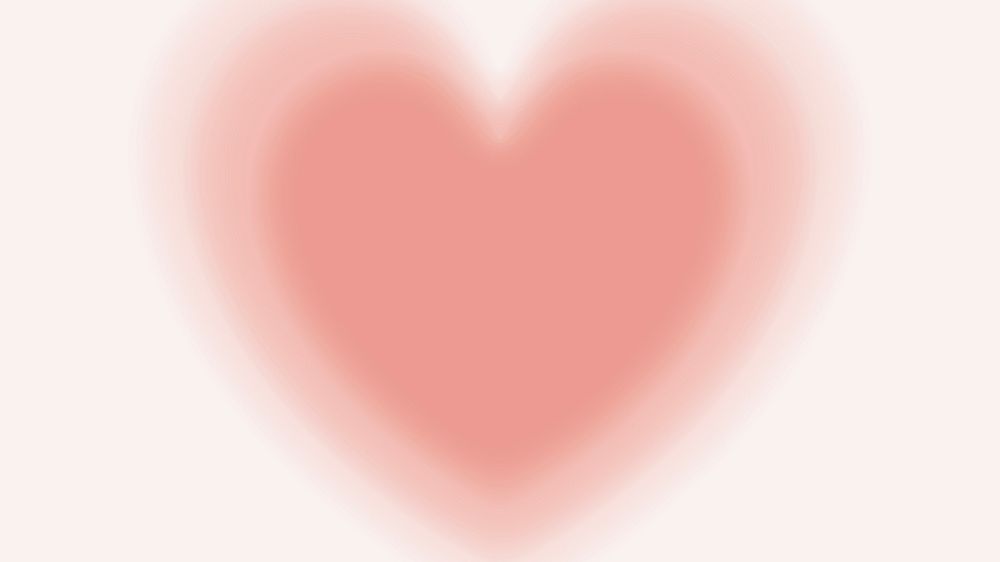 Blurry peach heart background gradient | Free Photo - rawpixel