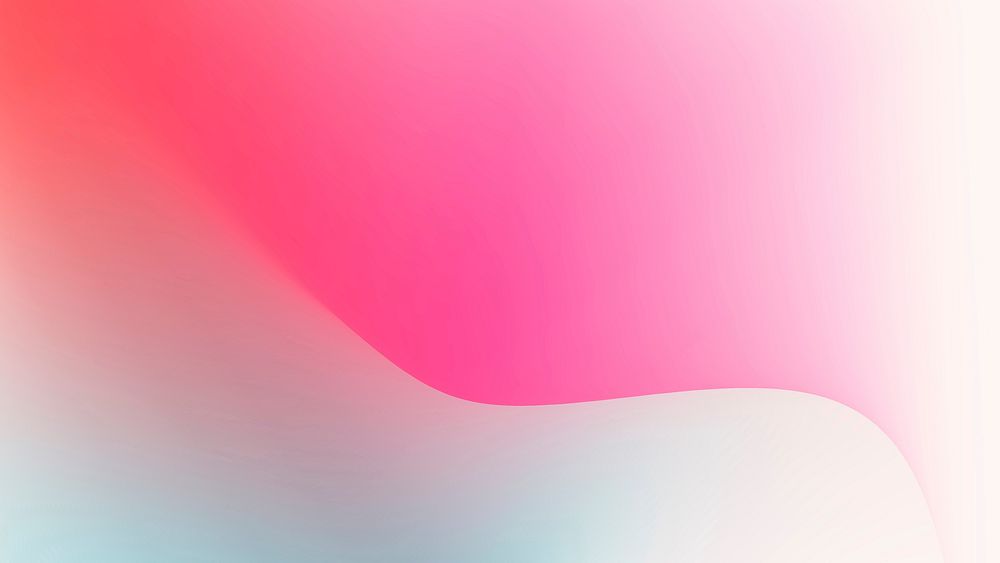 Pink and blue wave gradient wallpaper vector