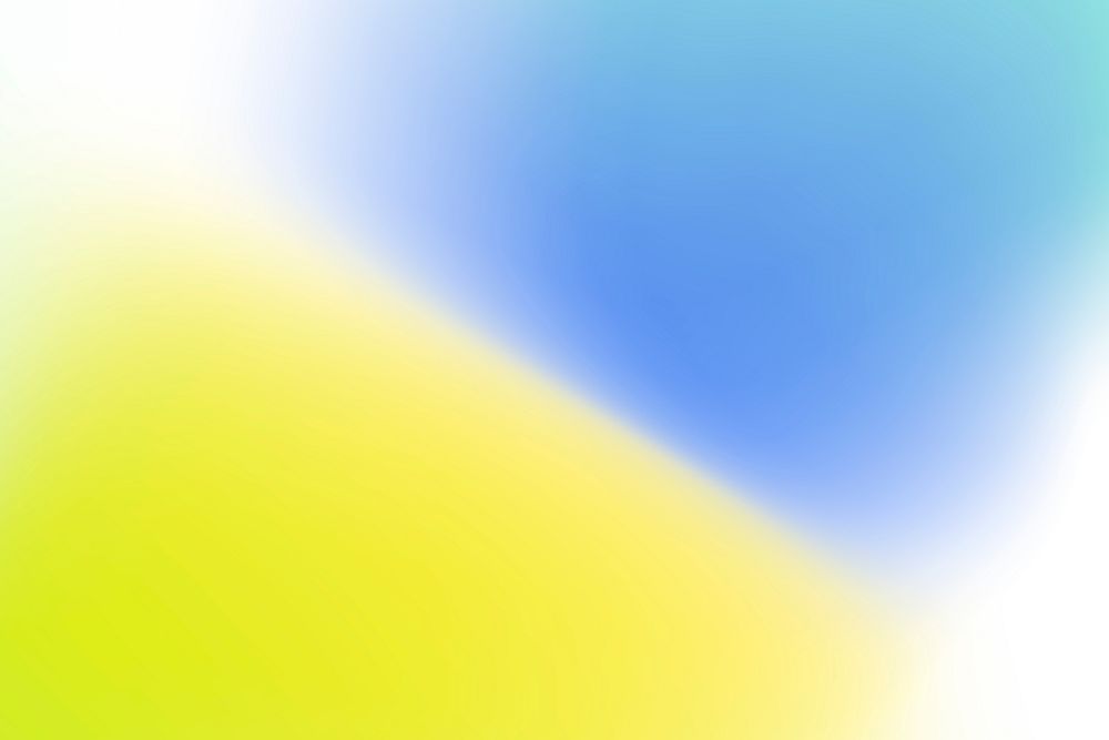 Abstract blue and yellow mesh gradient background