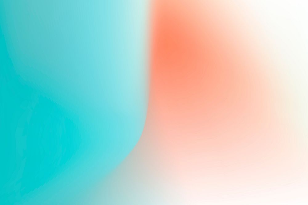 Abstract blue and orange mesh gradient background