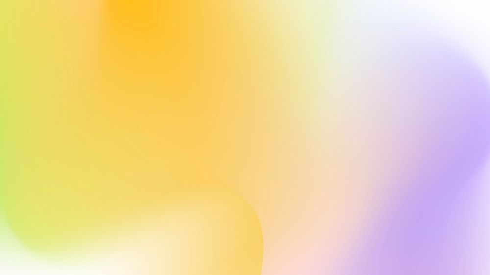 Abstract yellow and purple mesh gradient wallpaper