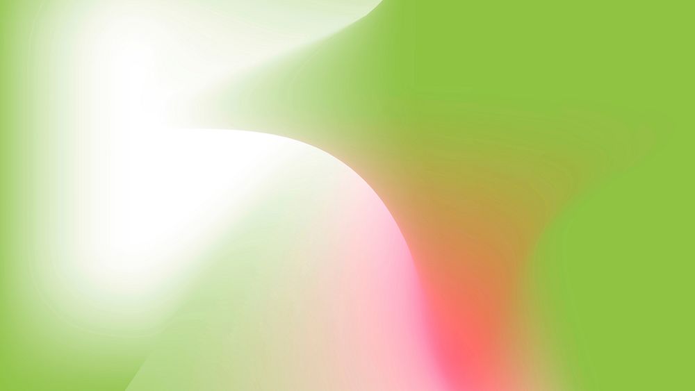 Green and red wave gradient wallpaper vector
