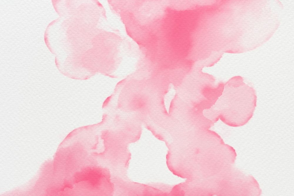 Watercolor background in pink abstract style