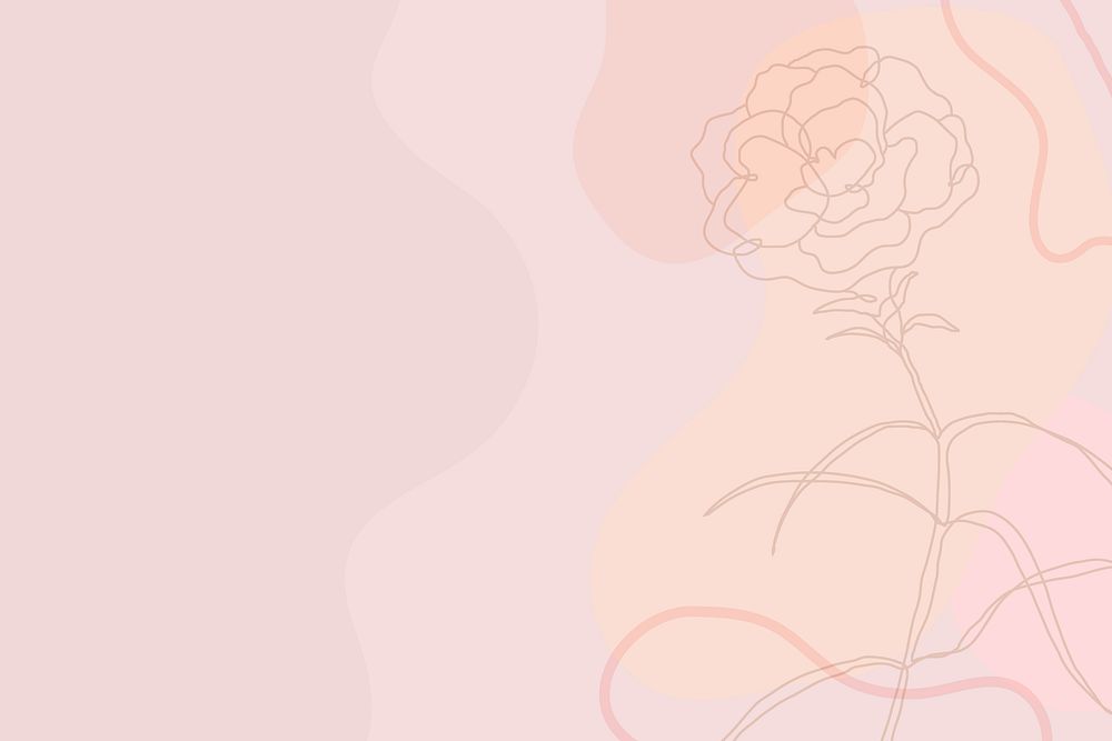 Flower pastel pink background with roses