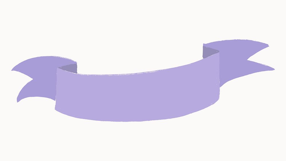 Label sticker psd, pastel purple flat design