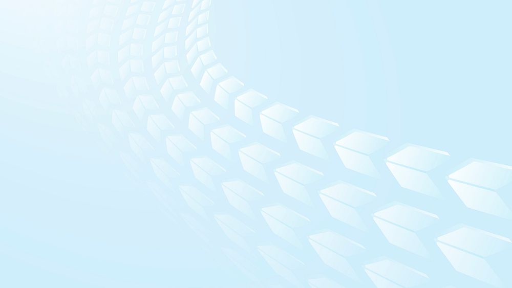 Arrow business desktop wallpaper, gradient blue background vector