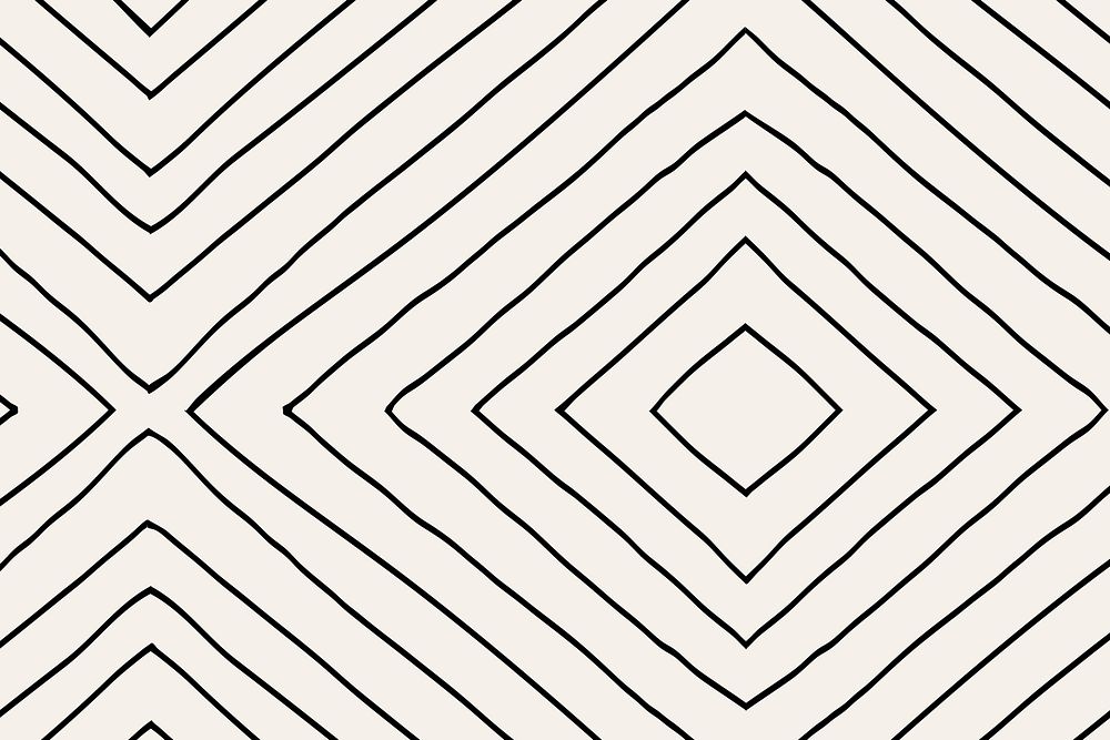 Striped pattern background, simple doodle design