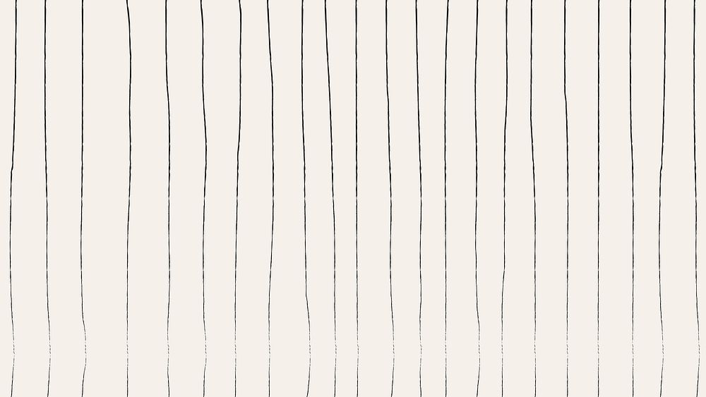 Striped pattern desktop wallpaper, doodle vector, minimal background