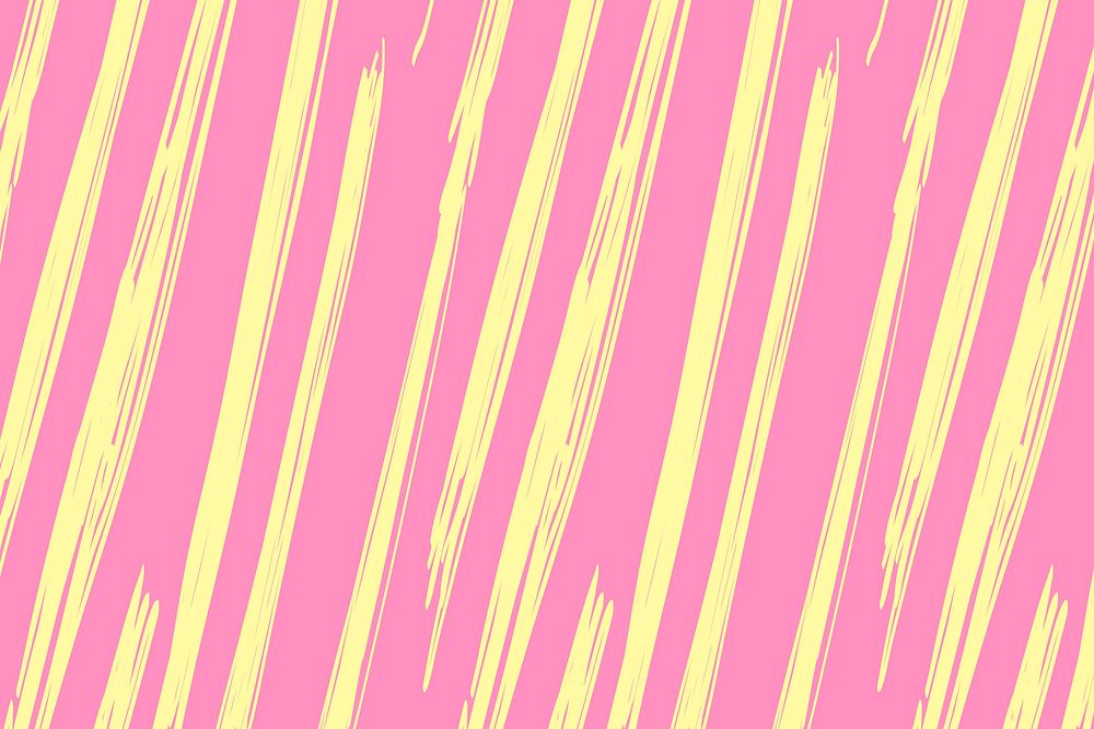 Pink background, brush doodle pattern, aesthetic design