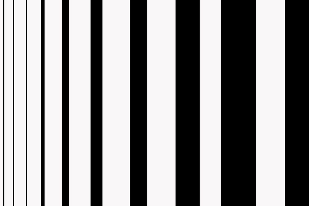 White background, striped pattern in black simple design
