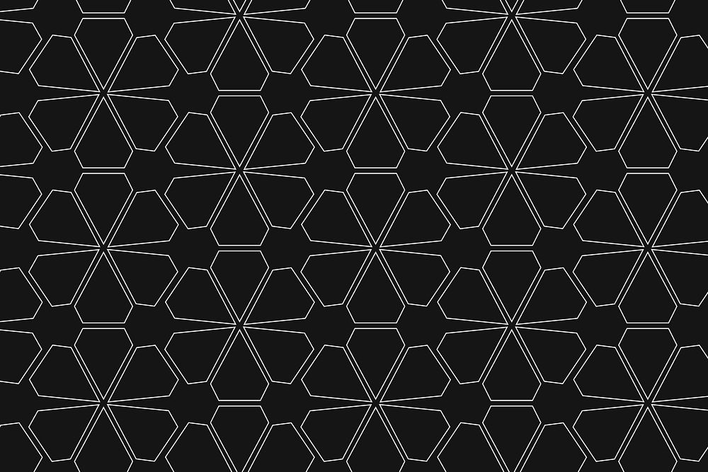 Flower pattern background, abstract geometric, simple design