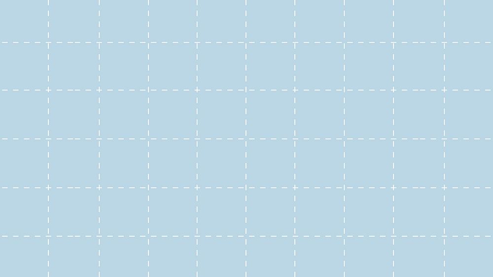 Blue HD wallpaper, grid pattern, minimal design