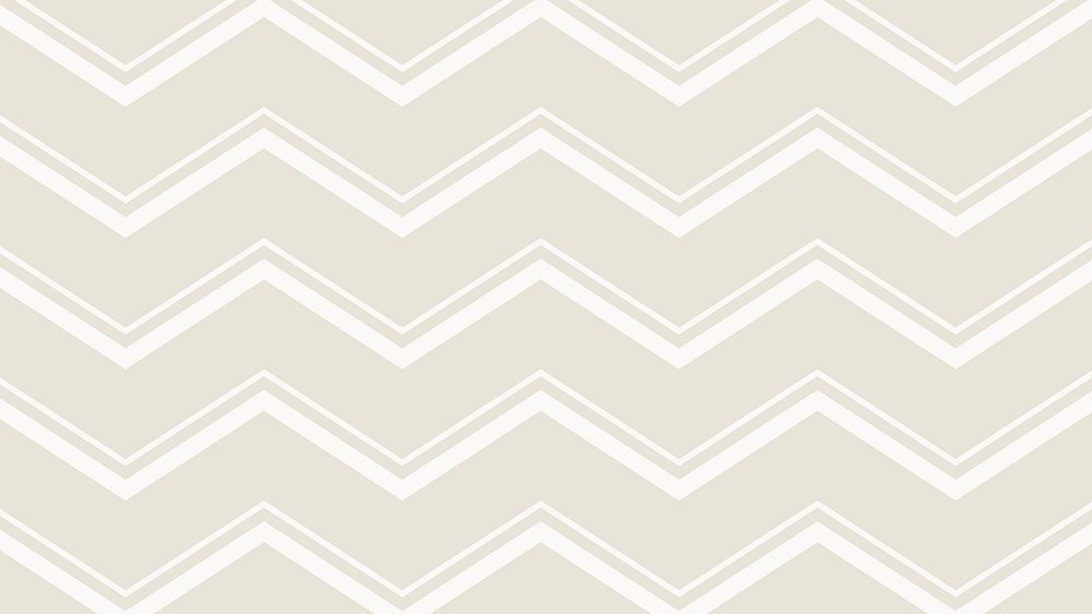 Chevron computer wallpaper, cream zigzag pattern, background vector