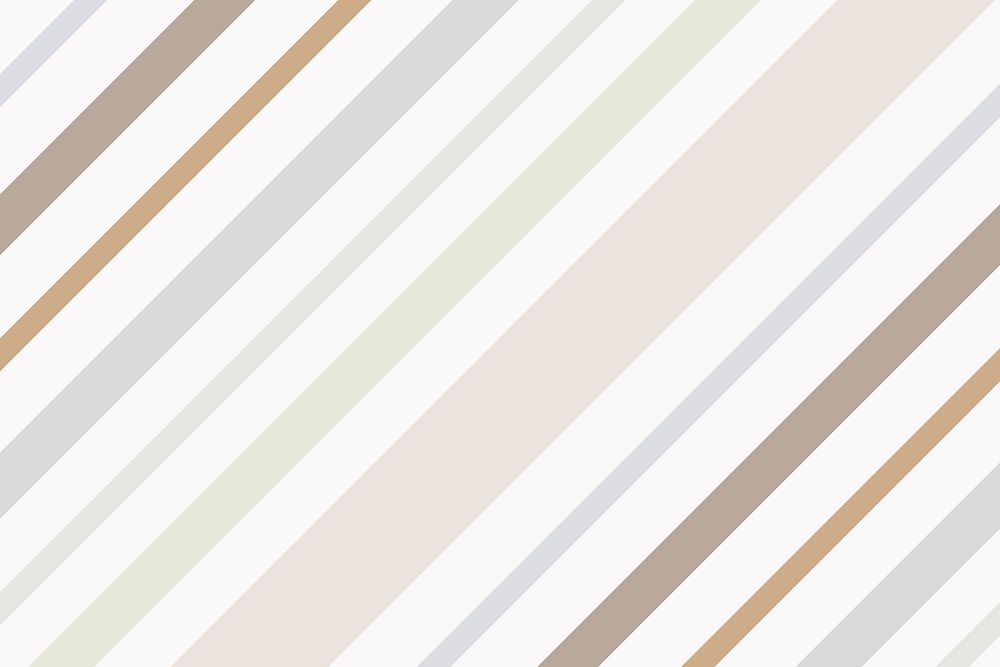Cream background, striped pattern in beige aesthetic design vector