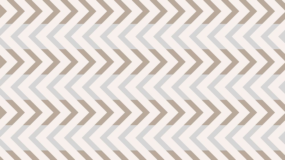Zigzag HD wallpaper, simple chevron pattern brown background vector