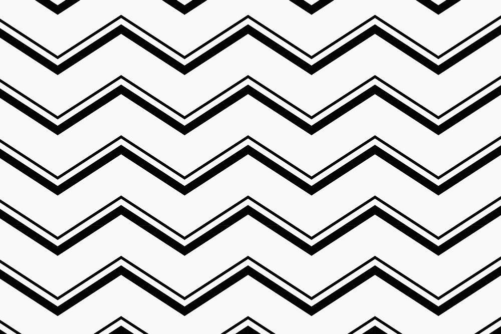 Chevron pattern background, white zigzag, simple design vector