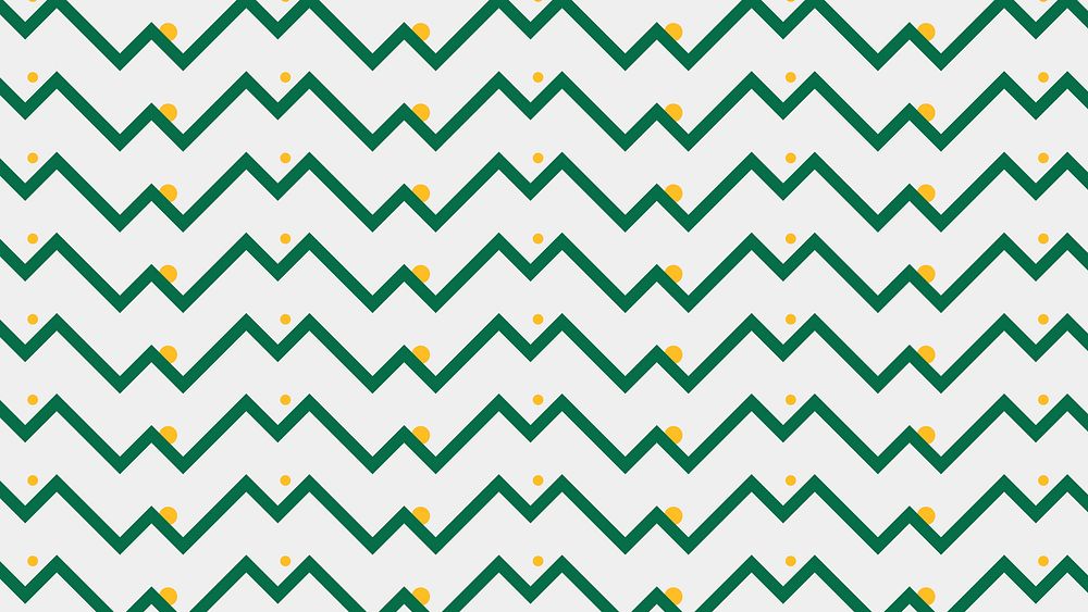 Chevron HD wallpaper, green zigzag pattern, creative background vector