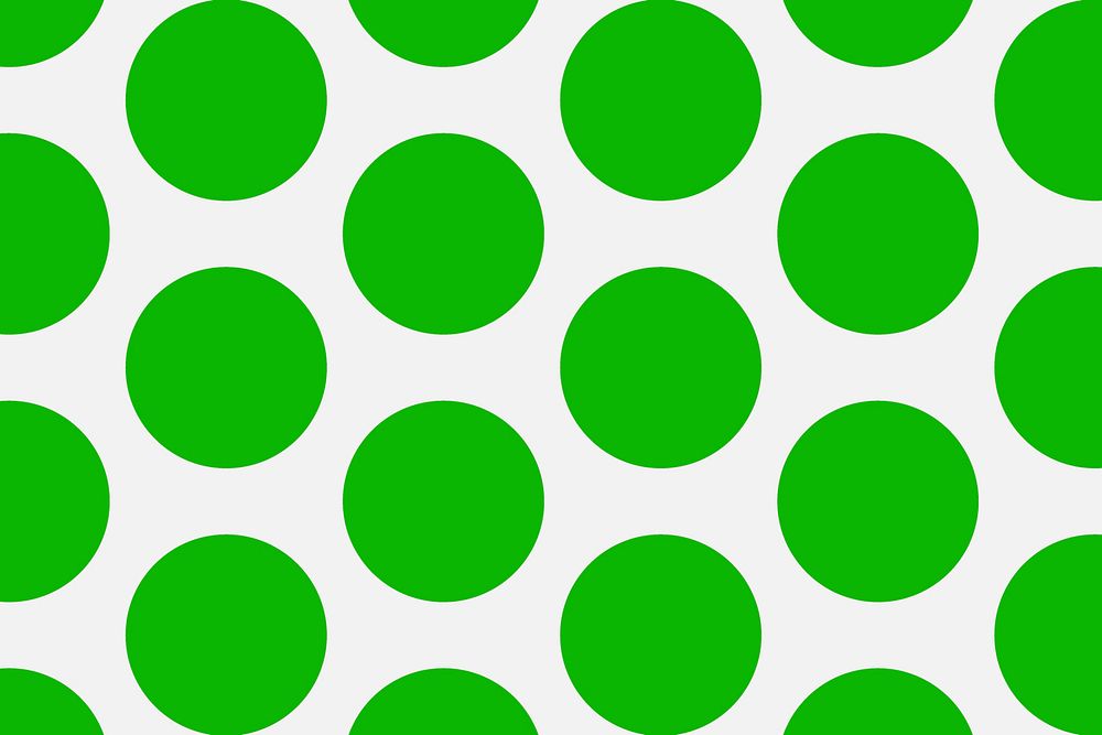 Simple pattern background, polka dot in green and gray vector