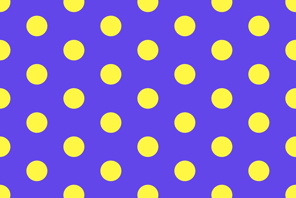 Colorful pattern background, cute polka dot in purple vector