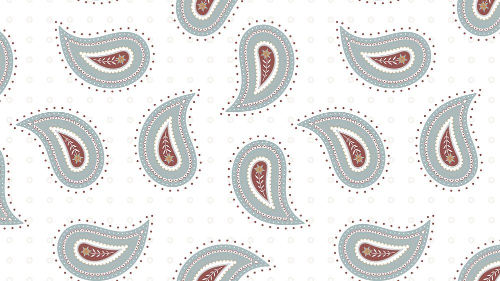 Paisley pattern HD wallpaper, white | Free Photo - rawpixel