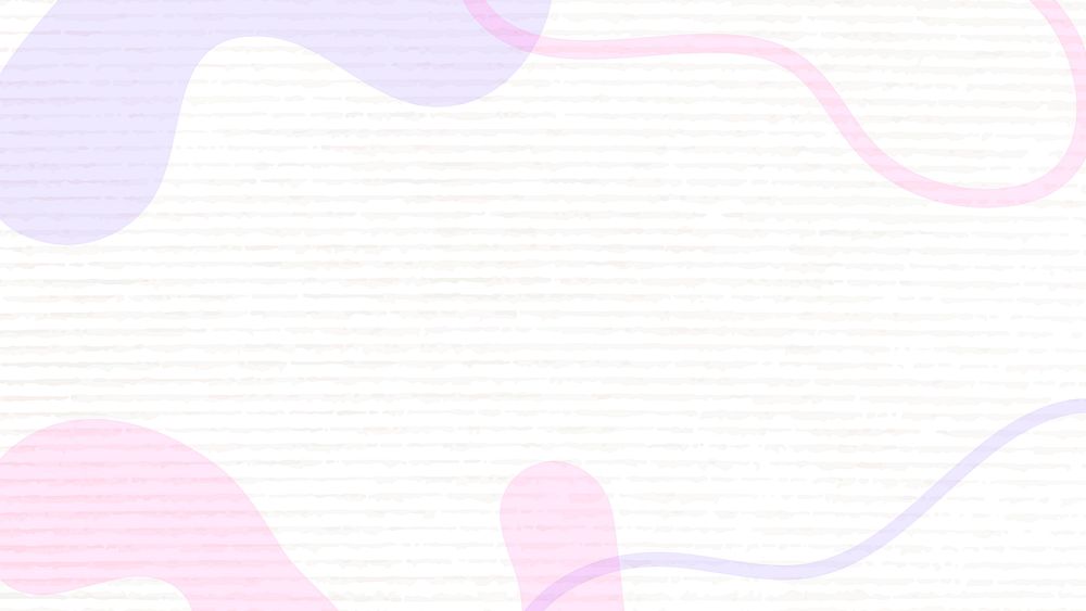 Pink memphis computer wallpaper vector, white background, pastel color design