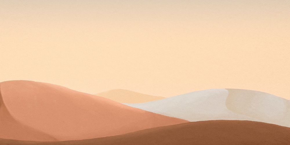 Desert landscape background, mountains border | Premium Photo - rawpixel