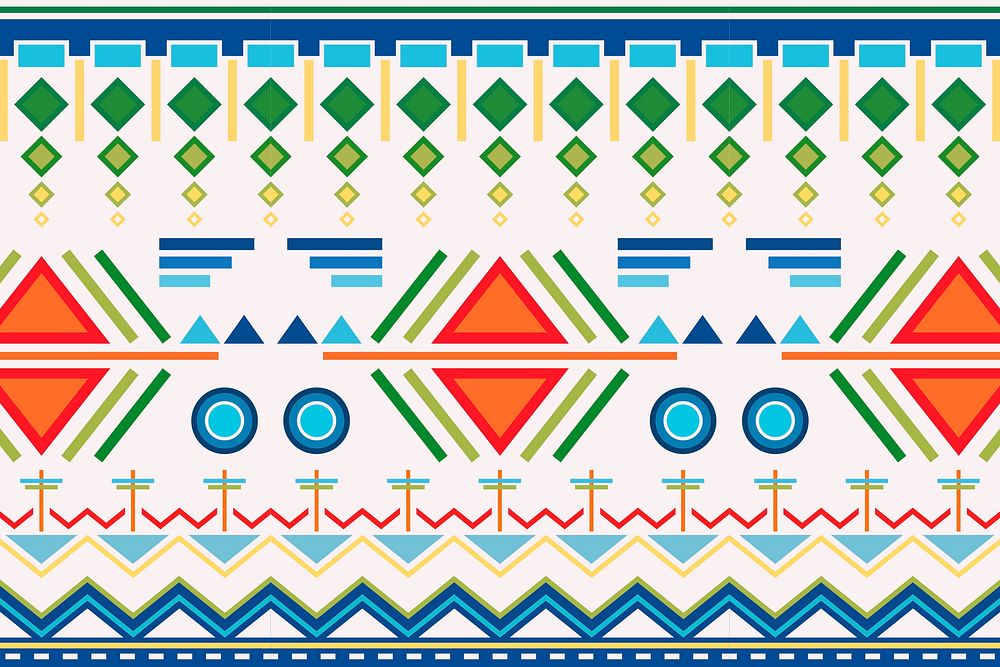 Pattern background, ethnic design, colorful fabric design