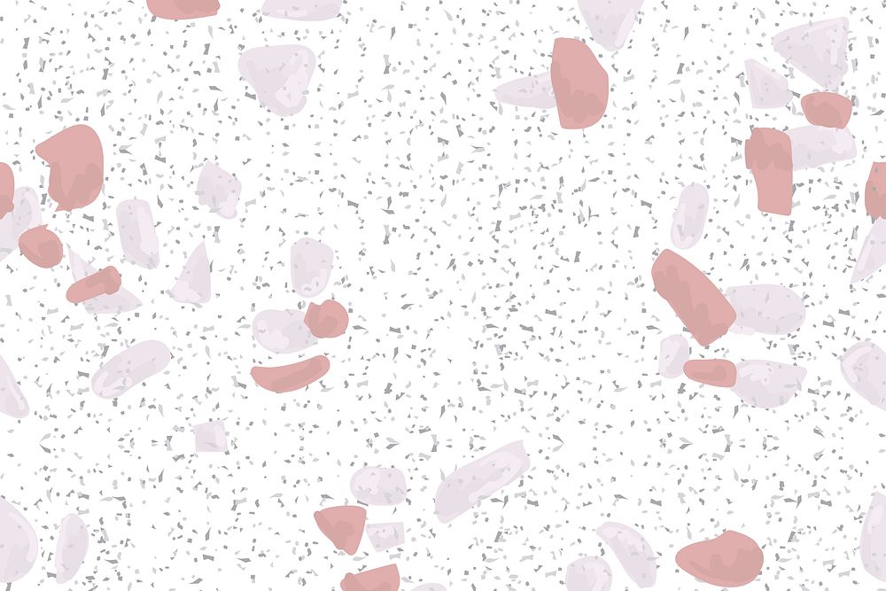 Pastel pink terrazzo abstract background pattern 