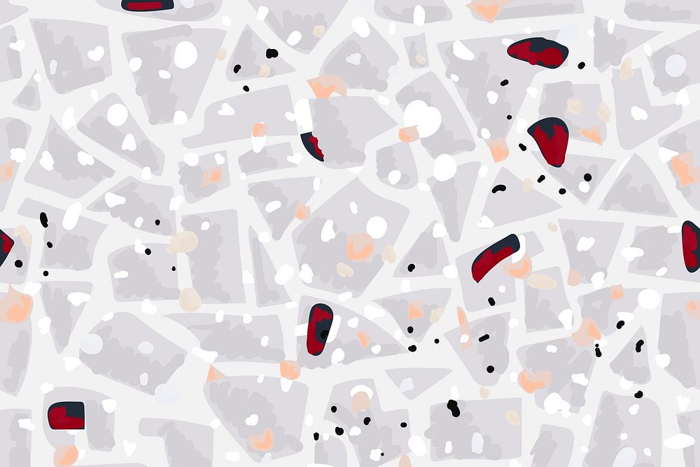 Terrazzo pattern abstract background psd in warm tone