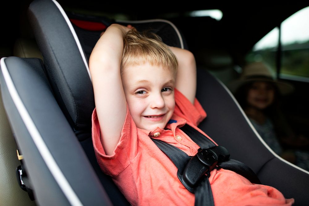 Child in a car seat