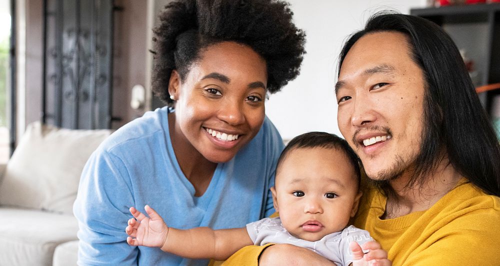 Multiethnic family spending quality time together in the new normal