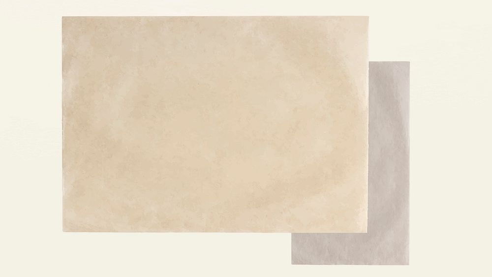 Minimal beige desktop wallpaper, paper texture