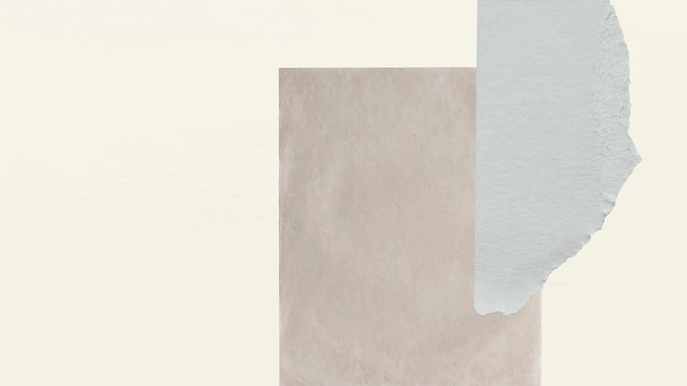 Minimal beige background, ripped paper
