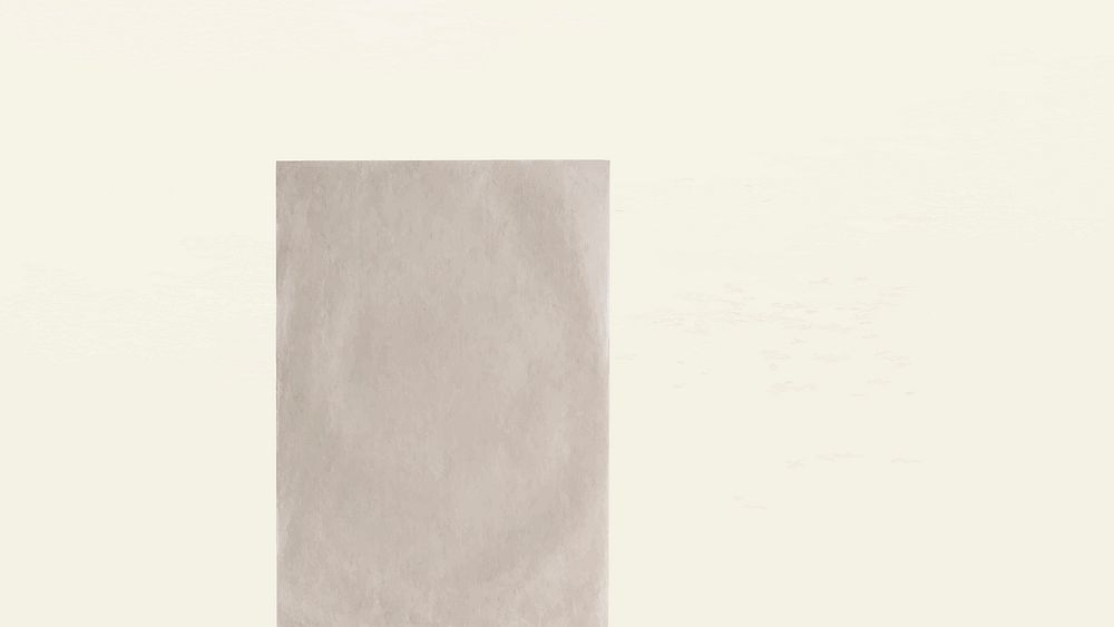 Minimal beige desktop wallpaper, paper texture