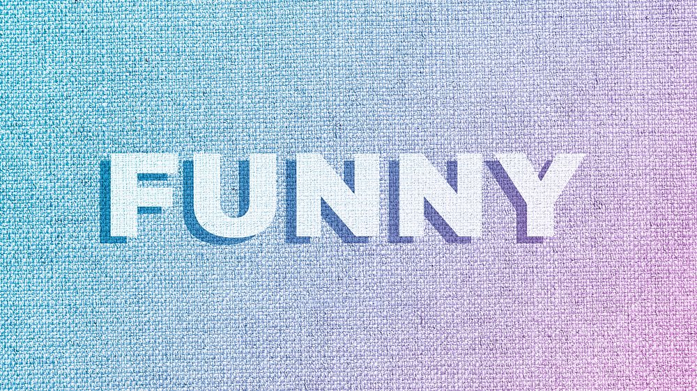 Funny pastel textured font typography