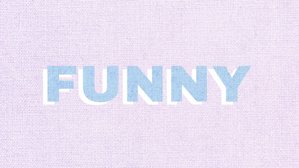 Funny pastel textured font typography