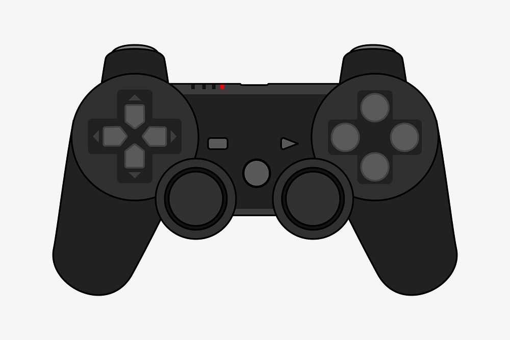 Game controller clipart, illustration vector. Free public domain CC0 image.