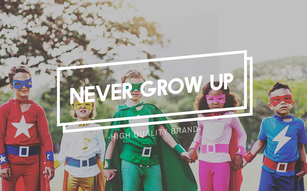 Never Grow Up Youth Young Teenagers Lifestyle Concept