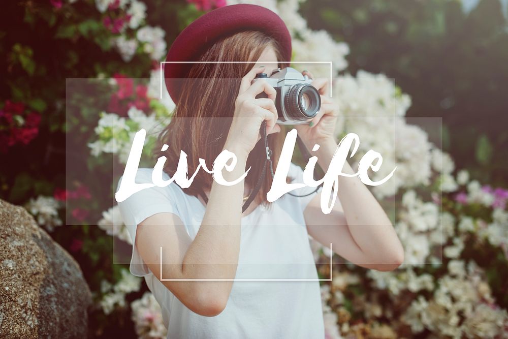 Live Life Hobby Photographer Lifestyle Concept