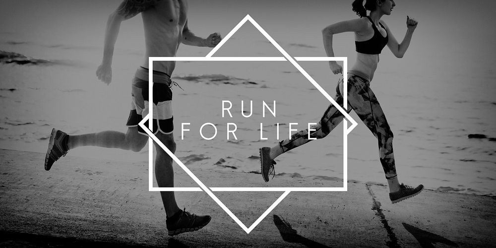 Run Active Fitness Health Hurry Jogging Sprint Concept