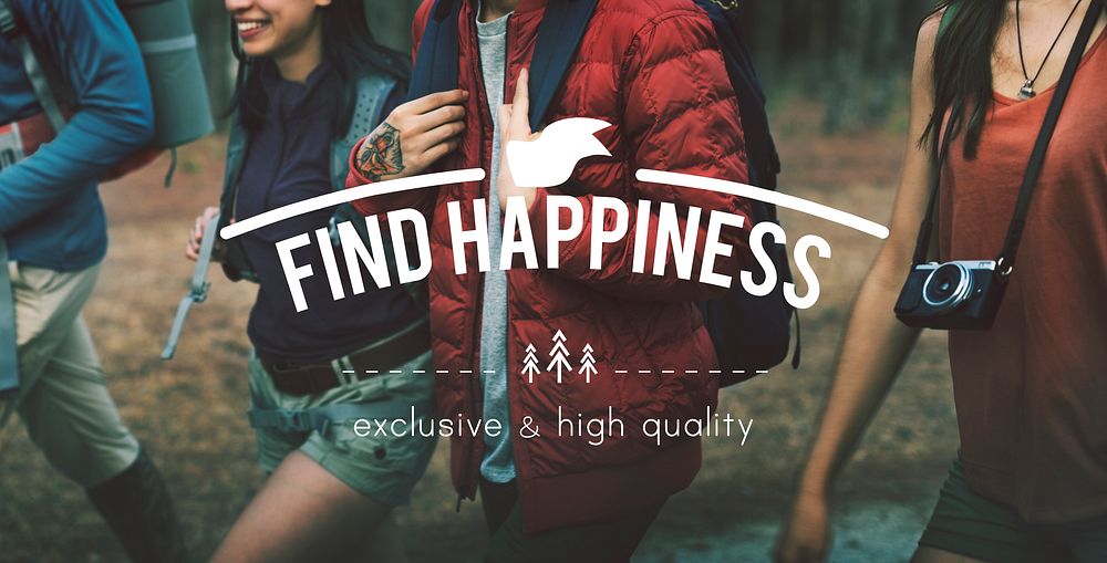 Find Happiness Pleasure Leisure Recreational Pursuit Concept