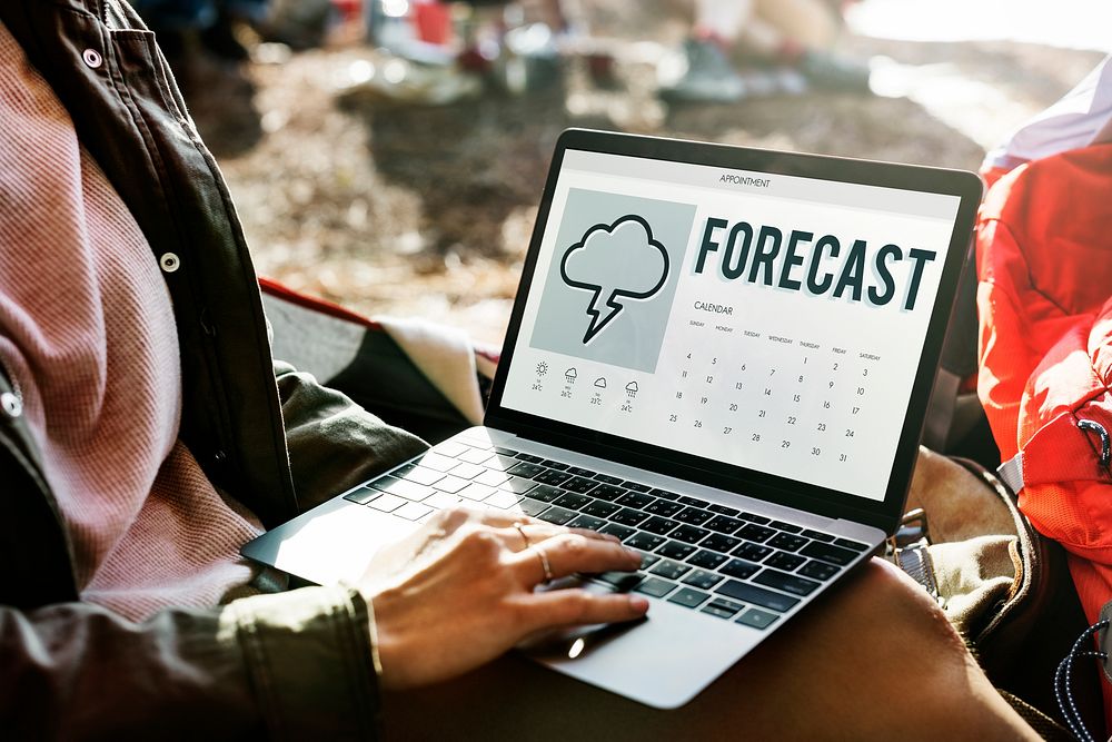Forecast Overcast Weather Report Concept